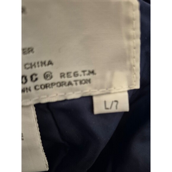 London Fog Vintage 90s Y2K Kids Snowsuit Snowpants Blue Sz 7 NWOT - Picture 4 of 5